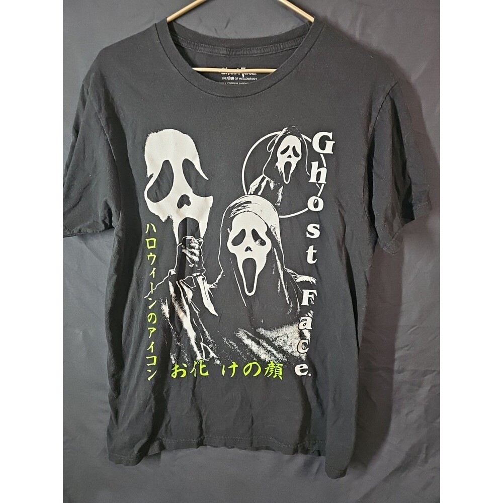 Scream Ghostface Killer Halloween Shirt Adult Medium Black Horror 90s Scary